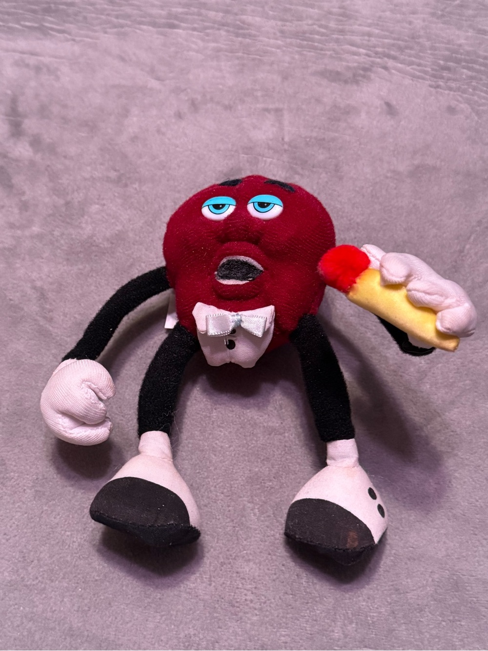 Vintage 1988 California Raisins Plush Toy Red Tuxedo Applause